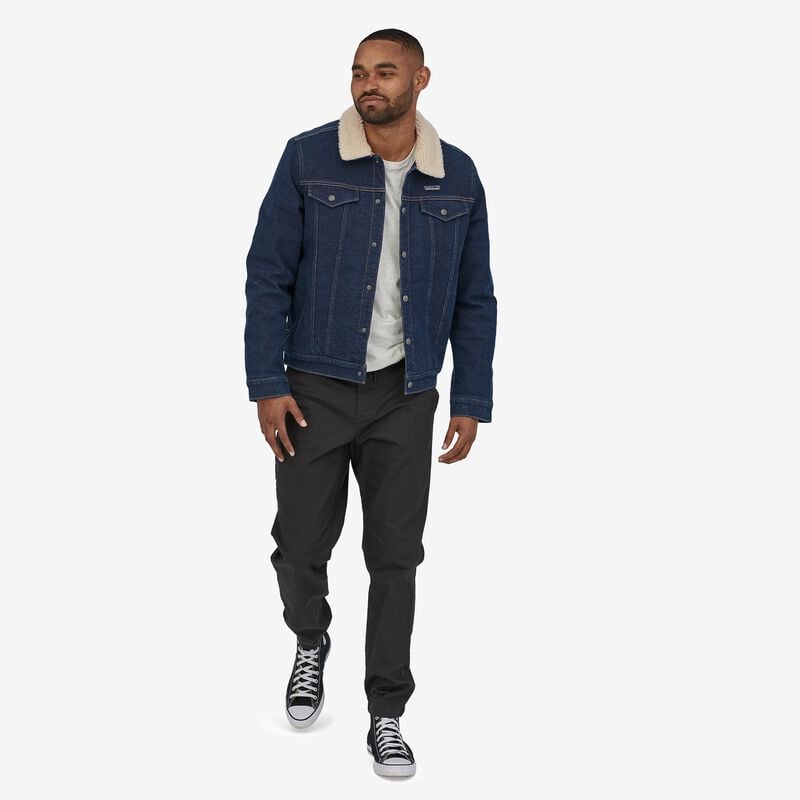 Patagonia Men's Pile-Lined Trucker Jacket - Basin Green