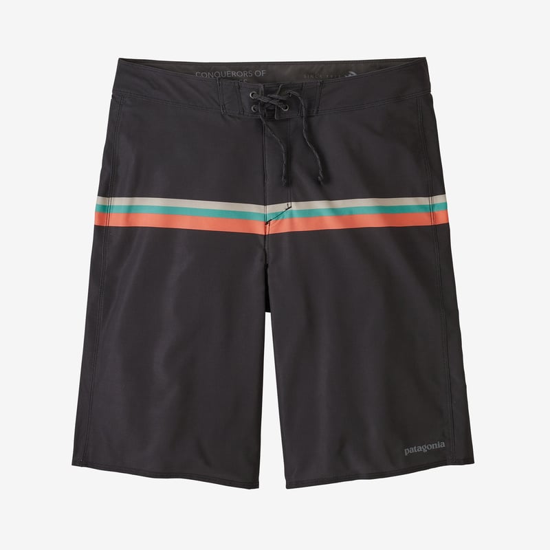 Patagonia Men's Hydropeak Boardshorts - 21" - New Walls Stripe: Ink Black