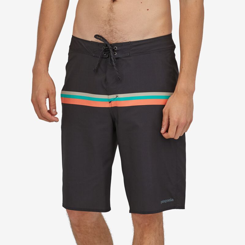 Patagonia Men's Hydropeak Boardshorts - 21" - New Walls Stripe: Ink Black