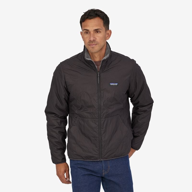 Patagonia Men's Reversible Woolyester Pile Fleece Jacket - Natural