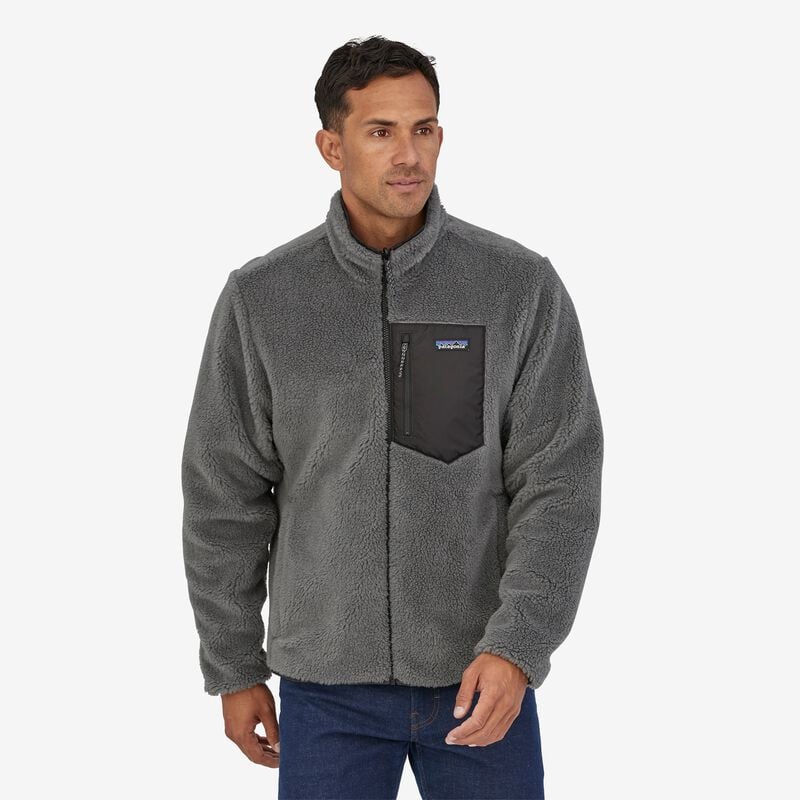 Patagonia Men's Reversible Woolyester Pile Fleece Jacket - Natural