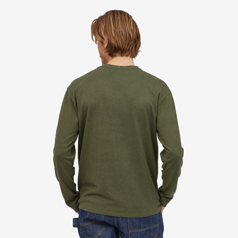Patagonia Men's Long-Sleeved Work Henley Pocket Tee - Black