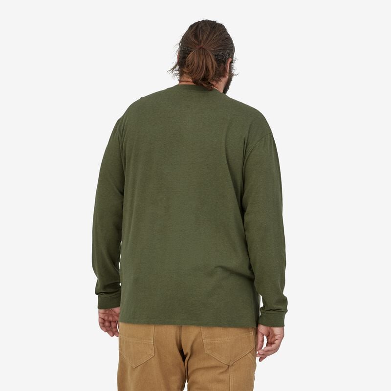 Patagonia Men's Long-Sleeved Work Henley Pocket Tee - Black