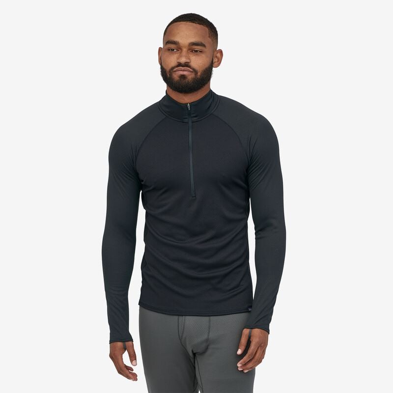 Patagonia Men's Capilene® Midweight Zip-Neck - Black