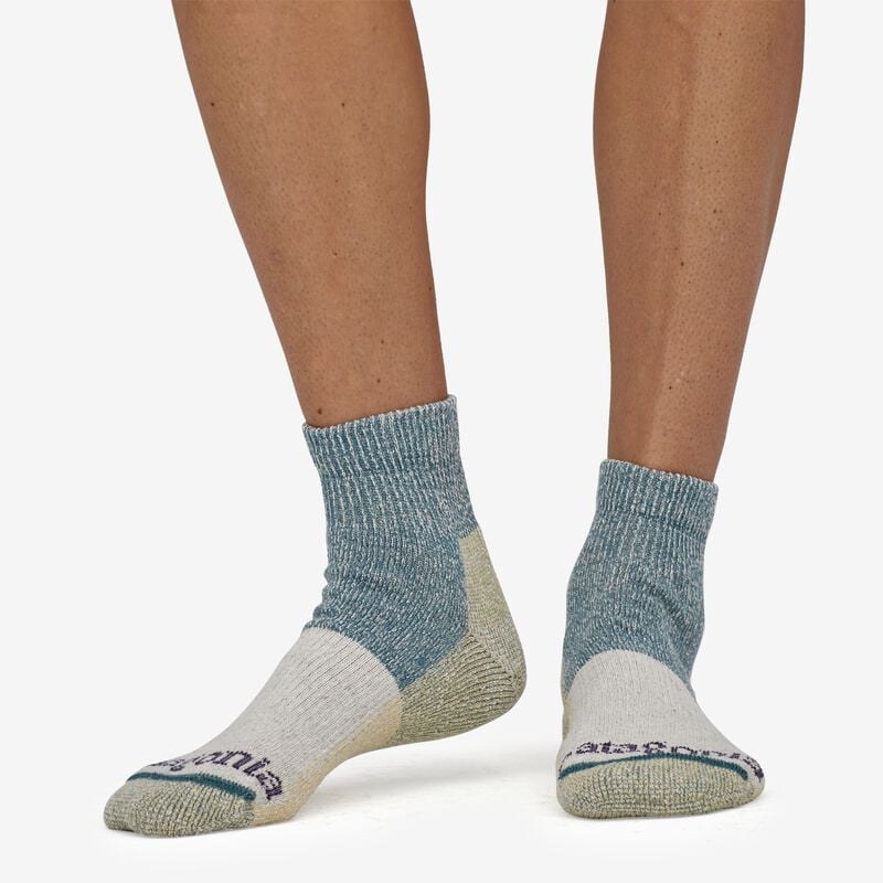 Patagonia Hemp Quarter Socks - Cabin Fever: Abalone Blue