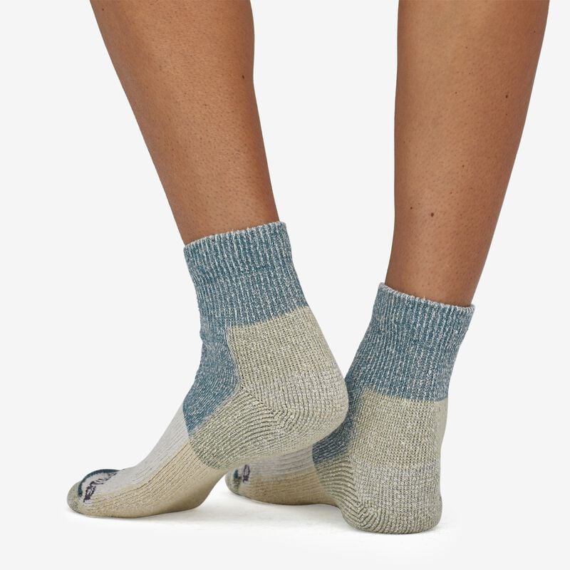 Patagonia Hemp Quarter Socks - Cabin Fever: Abalone Blue
