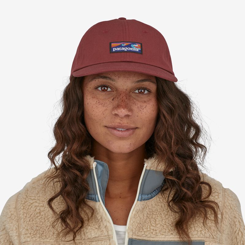 Patagonia Boardshort Label Trad Cap - Sequoia Red