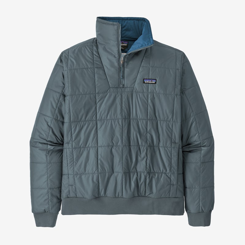 Patagonia Men's Box Quilted Pullover - Plume Grey