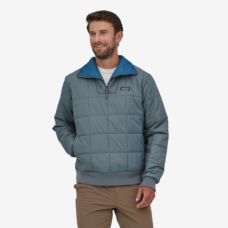 Patagonia Men's Box Quilted Pullover - Plume Grey