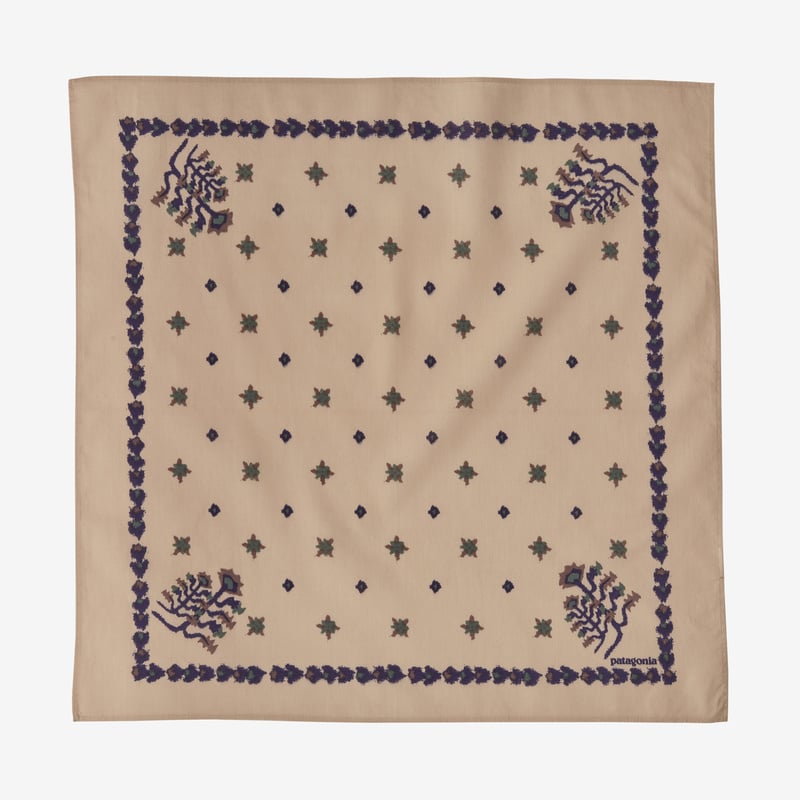 Patagonia Bandana - Wandering Woods: Dark Natural