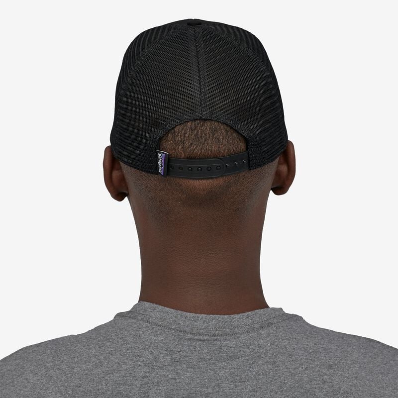 Patagonia P-6 Logo Trucker Hat - Black