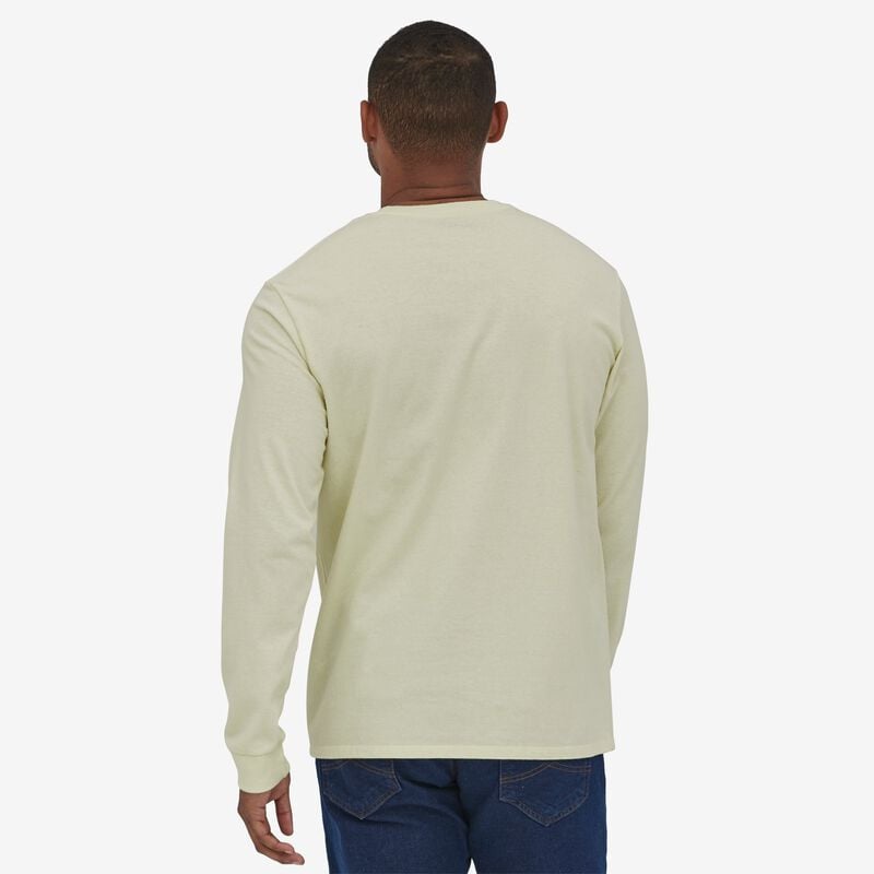 Patagonia Men's Long-Sleeved '73 Skyline Pocket Responsibili-Tee® - Birch White