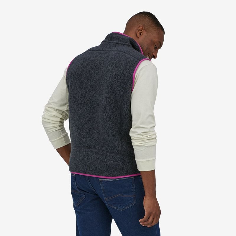 Patagonia Men's Retro Pile Fleece Vest - Pitch Blue