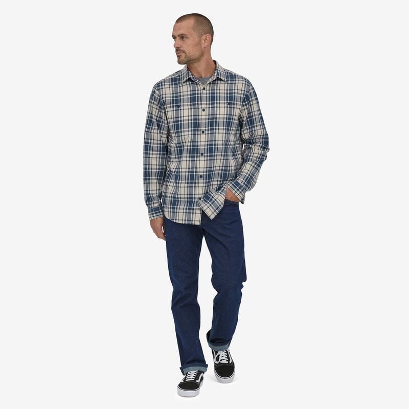 Patagonia Men's Long-Sleeved Pima Cotton Shirt - Monad: Tidepool Blue