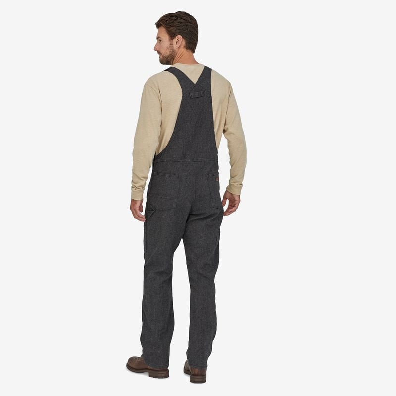 Patagonia Men's Iron Forge Hemp® Canvas Bib Overalls - Short - Ink Black