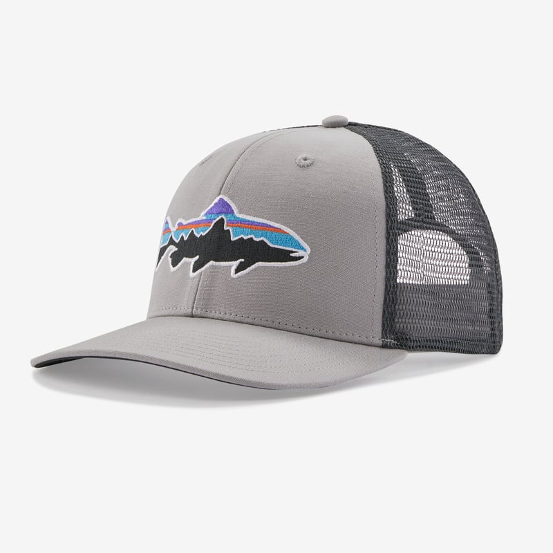Patagonia Fitz Roy Trout Trucker Hat - Salt Grey