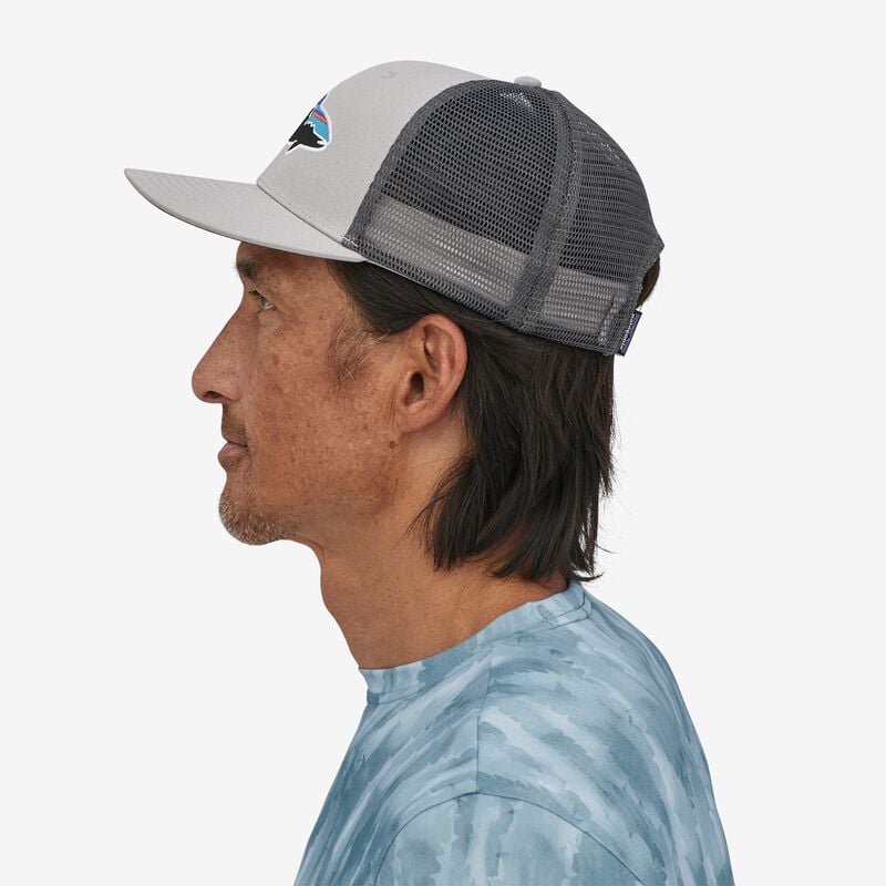 Patagonia Fitz Roy Trout Trucker Hat - Salt Grey