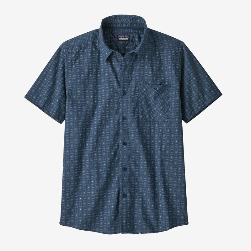 Patagonia Men's Go To Shirt - Aligned: Tidepool Blue