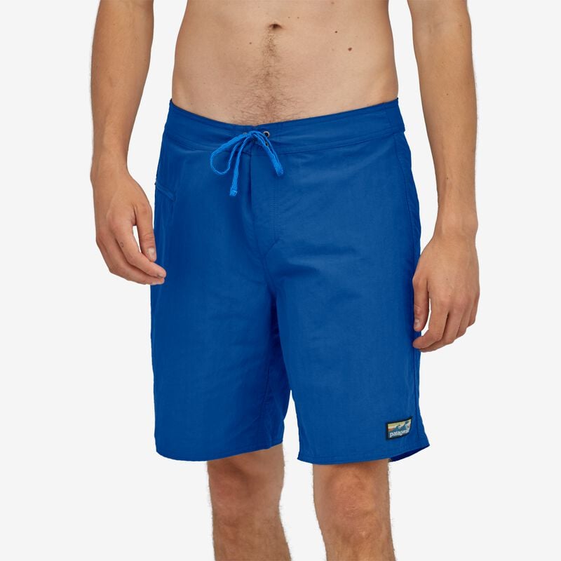 Patagonia Men's Hydropeak Boardshorts - 18" - Santa Cruz Stripe: Superior Blue