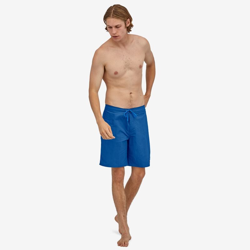 Patagonia Men's Hydropeak Boardshorts - 18" - Santa Cruz Stripe: Superior Blue