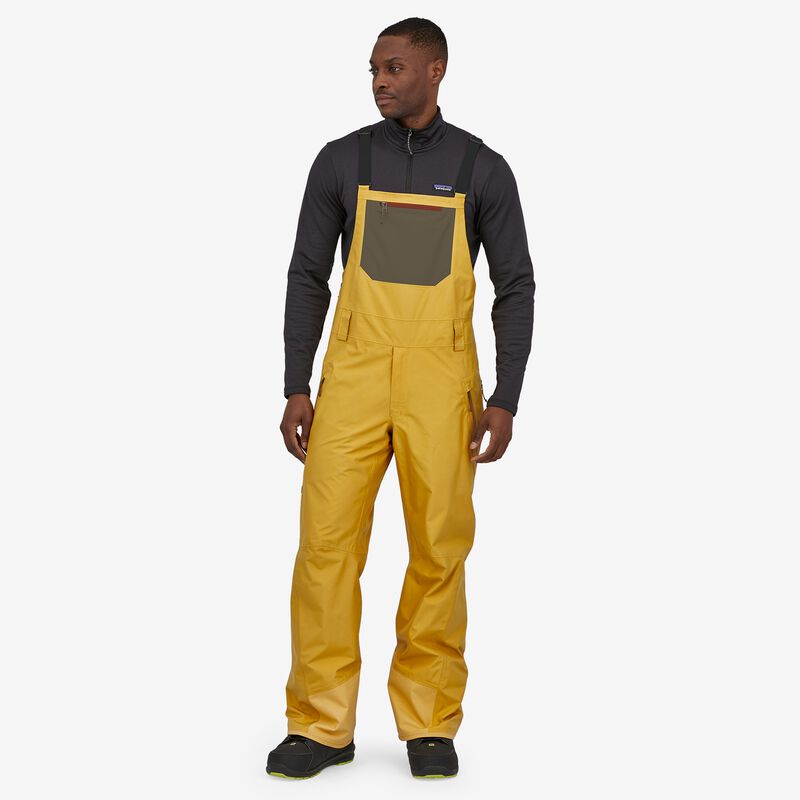 Patagonia Men's Powder Town Bibs - Cabin Gold
