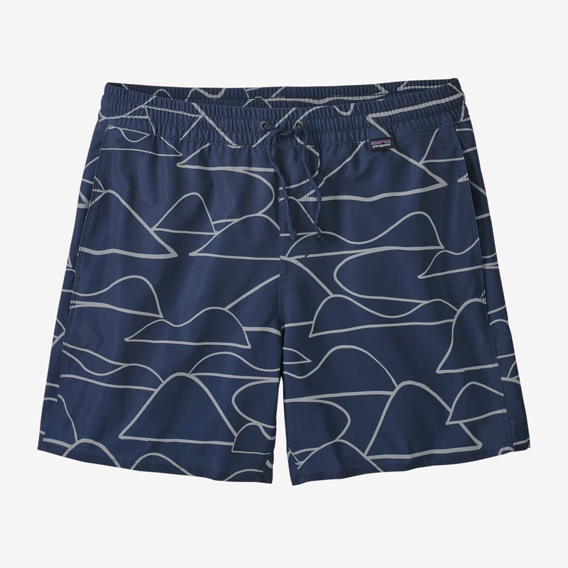 Patagonia Men's Hydropeak Volley Shorts - 16" - Wildlands HZ: Stone Blue