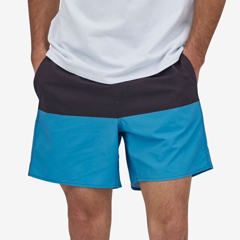 Patagonia Men's Hydropeak Volley Shorts - 16" - Wildlands HZ: Stone Blue