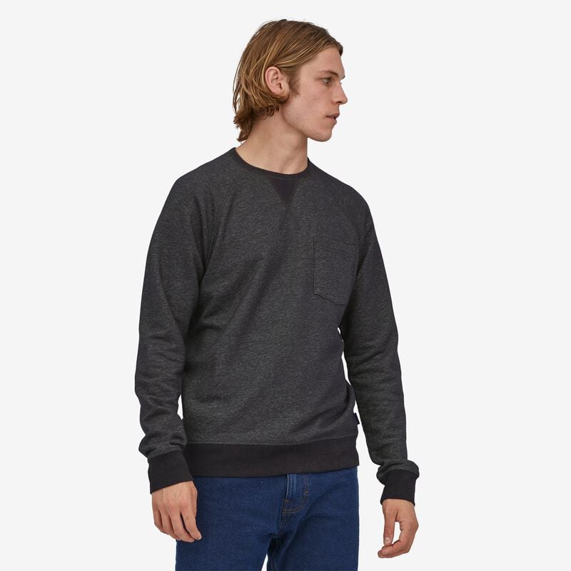 Patagonia Men's Mahnya Fleece Crewneck Sweatshirt - Ink Black