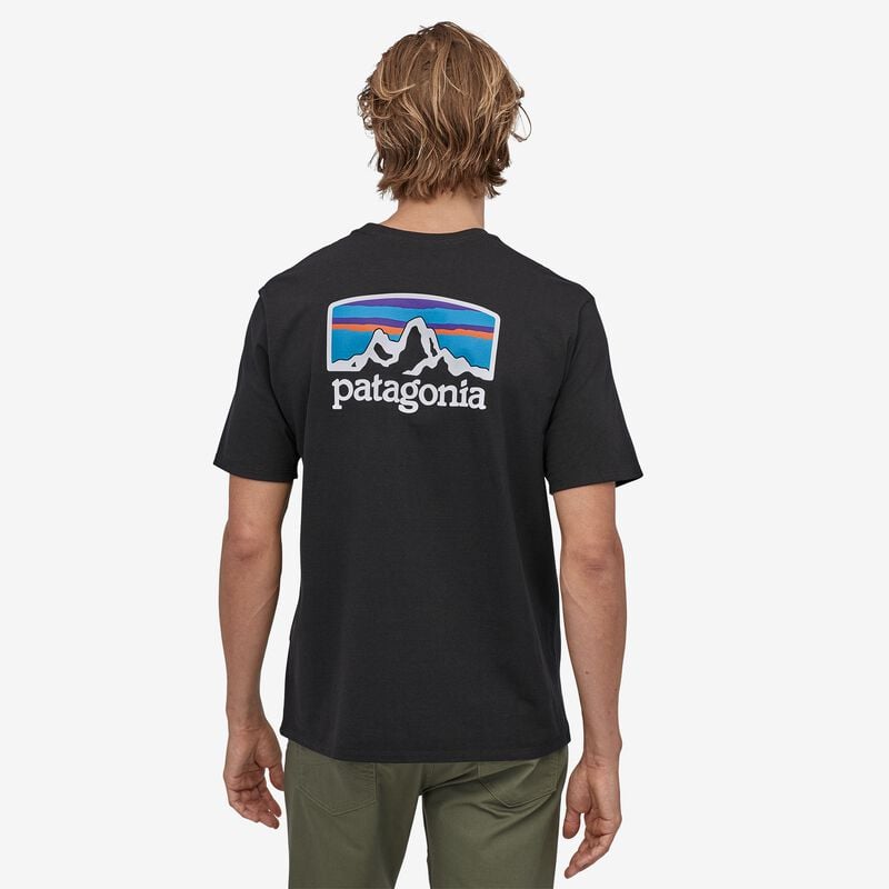 Patagonia Men's Fitz Roy Horizons Responsibili-Tee® - Steam Blue