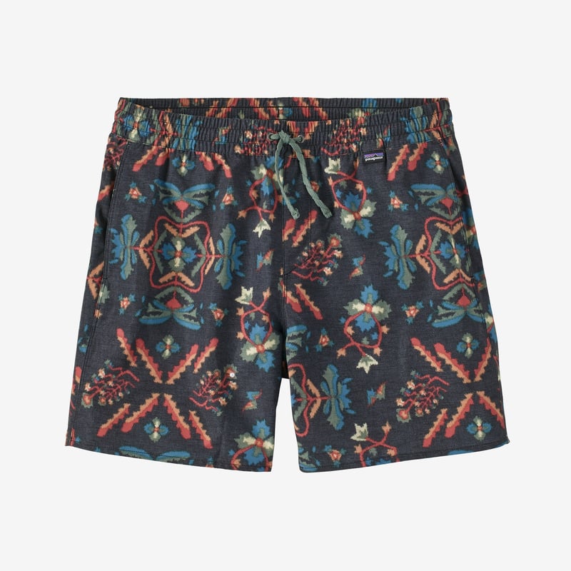 Patagonia Men's Hydropeak Volley Shorts - 16" - Forest Floor: Ink Black