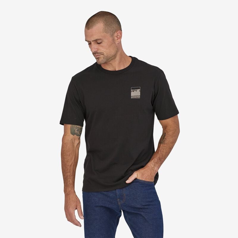 Patagonia Men's Alpine Icon Regenerative Organic Certified™ Cotton T-Shirt - Black