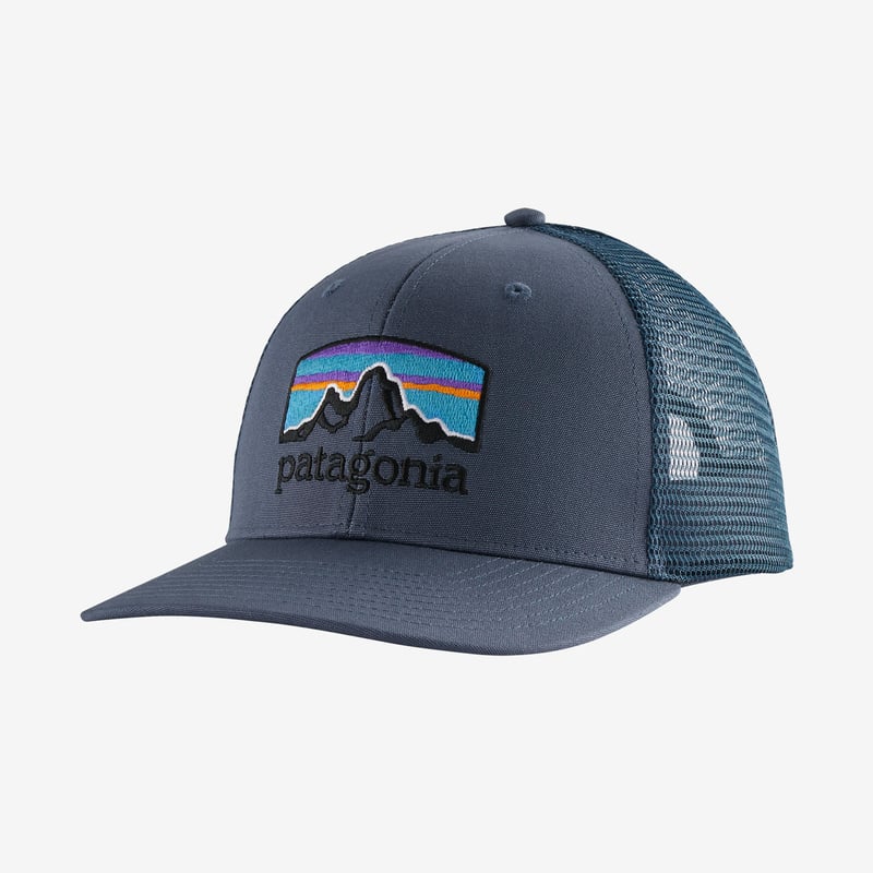 Patagonia Fitz Roy Horizons Trucker Hat - Dolomite Blue