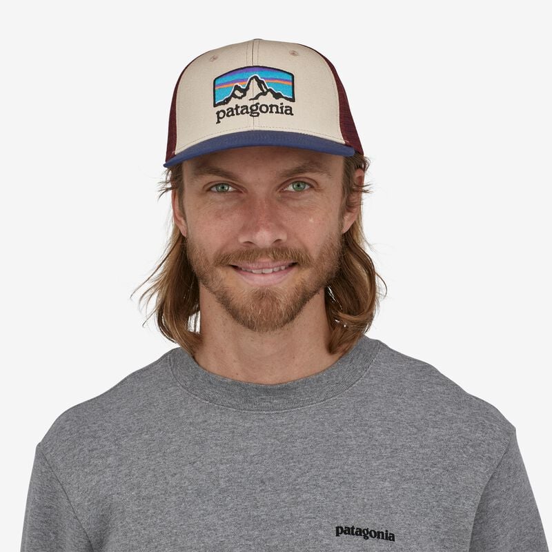Patagonia Fitz Roy Horizons Trucker Hat - Dolomite Blue