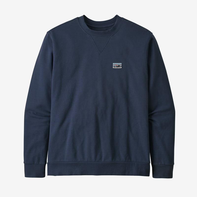Patagonia Men's Regenerative Organic Certified™ Cotton Crewneck Sweatshirt - New Navy