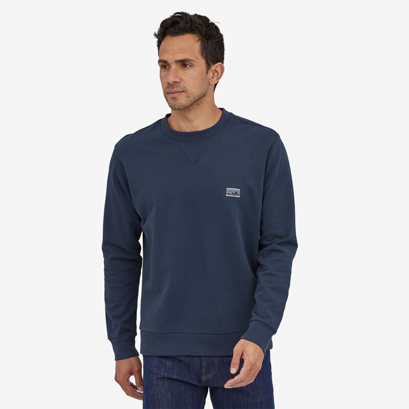Patagonia Men's Regenerative Organic Certified™ Cotton Crewneck Sweatshirt - New Navy