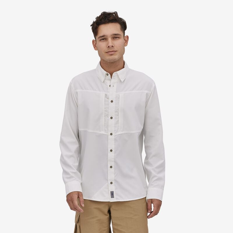 Patagonia Men's Long-Sleeved Sol Patrol® Shirt - White