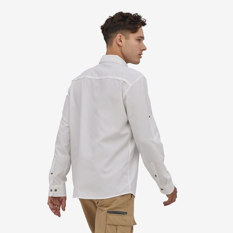 Patagonia Men's Long-Sleeved Sol Patrol® Shirt - White