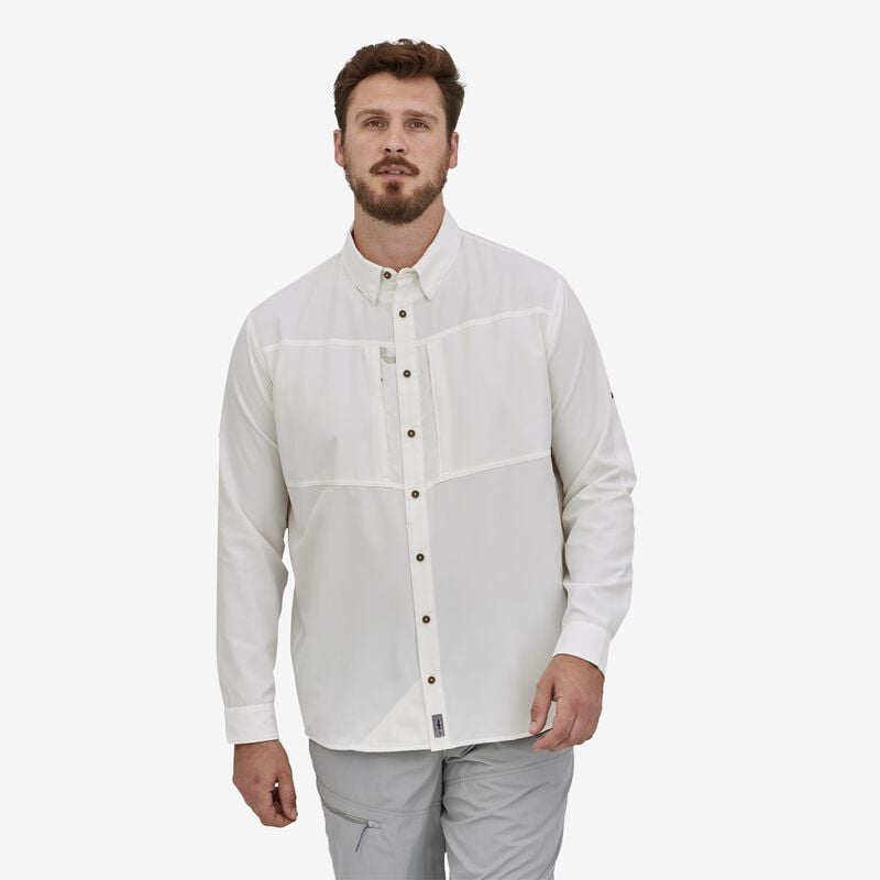 Patagonia Men's Long-Sleeved Sol Patrol® Shirt - White