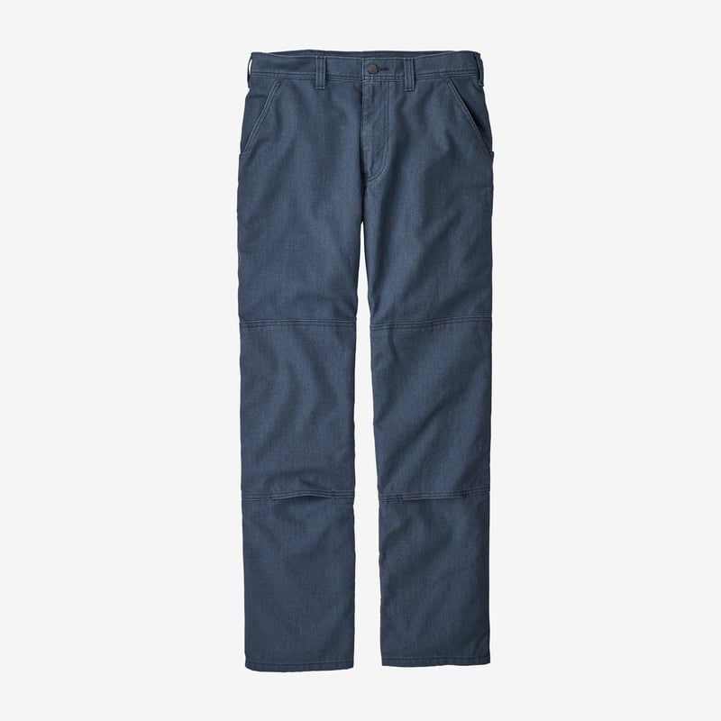 Patagonia Men's All Seasons Hemp Canvas Double Knee Pants - Short - Stone Blue