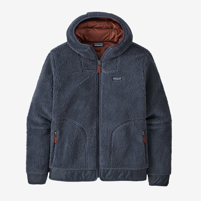Patagonia Men's Woolyester Pile Fleece Hoody - Smolder Blue