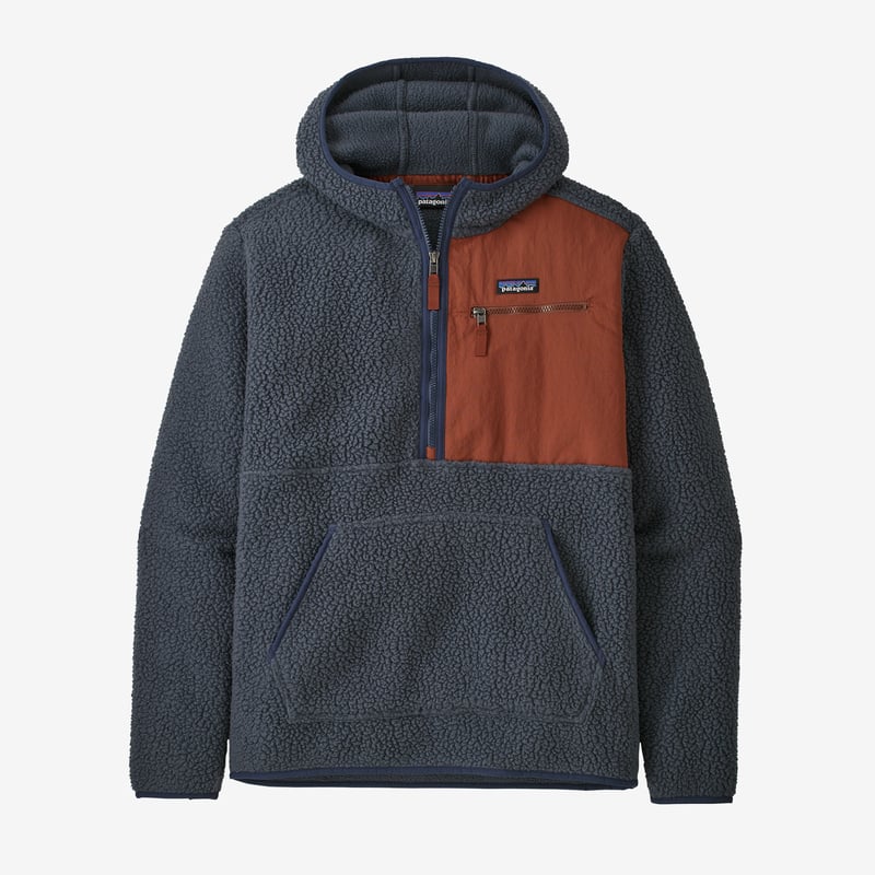 Patagonia Men's Retro Pile Fleece Pullover - Smolder Blue