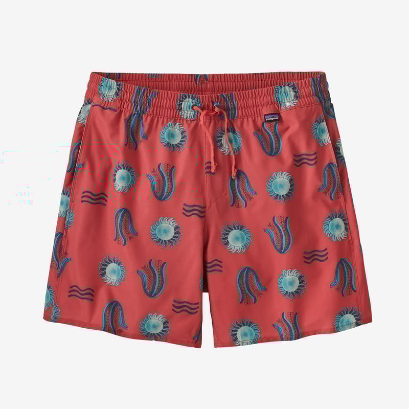 Patagonia Men's Hydropeak Volley Shorts - 16" - Hobson Spaced: Sumac Red