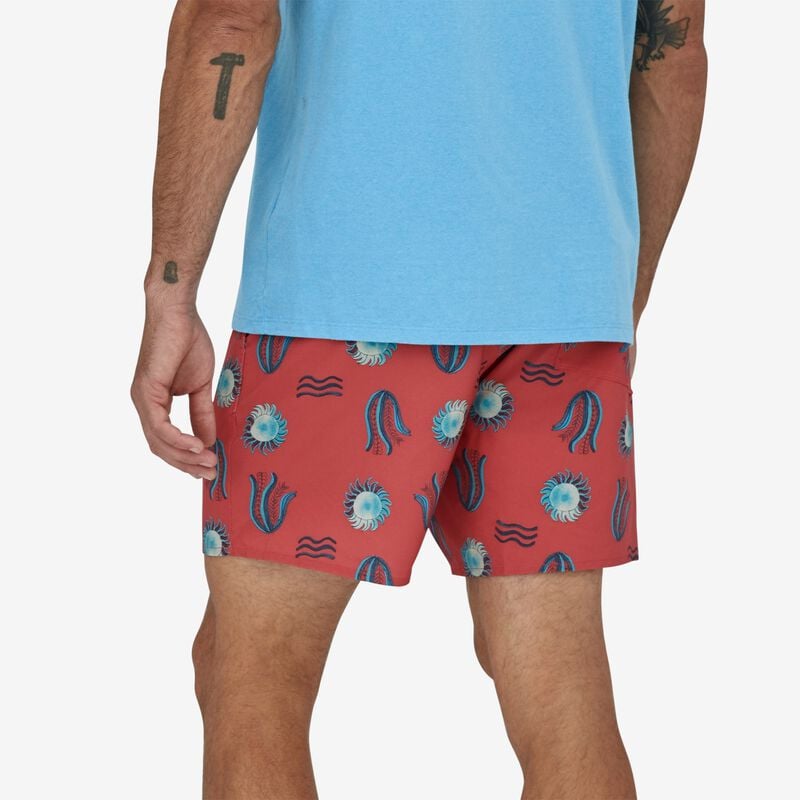 Patagonia Men's Hydropeak Volley Shorts - 16" - Hobson Spaced: Sumac Red