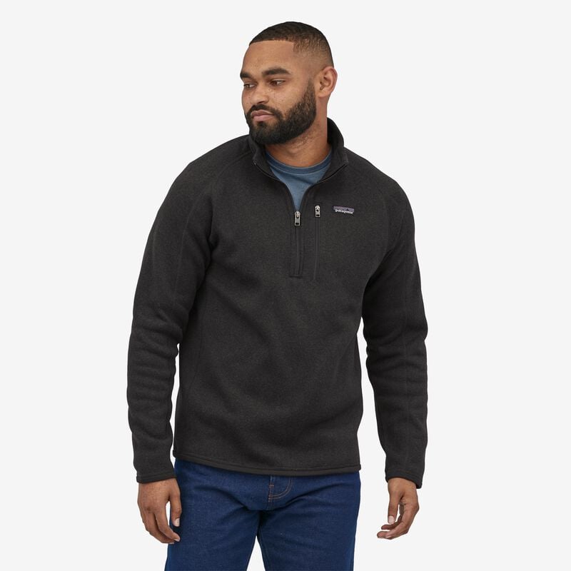 Patagonia Men's Better Sweater® 1/4-Zip Fleece - Black