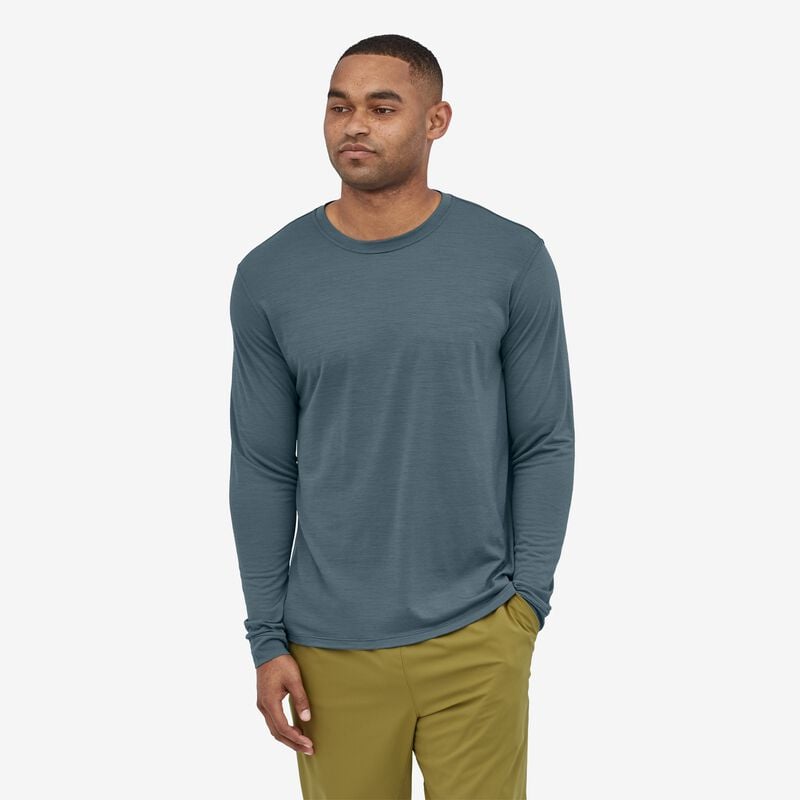 Patagonia Men's Long-Sleeved Capilene® Cool Merino Shirt - Black