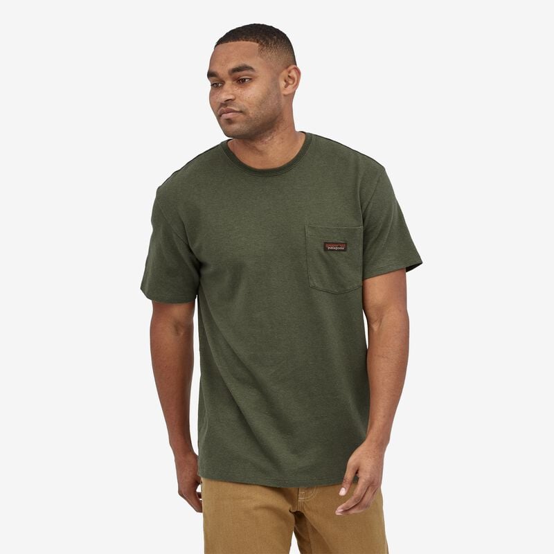 Patagonia Men's Work Pocket Tee Shirt - Black