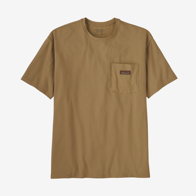 Patagonia Men's Work Pocket Tee Shirt - Classic Tan