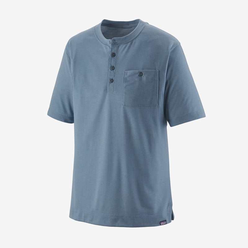 Patagonia Men's Capilene® Cool Trail Bike Henley - Light Plume Grey