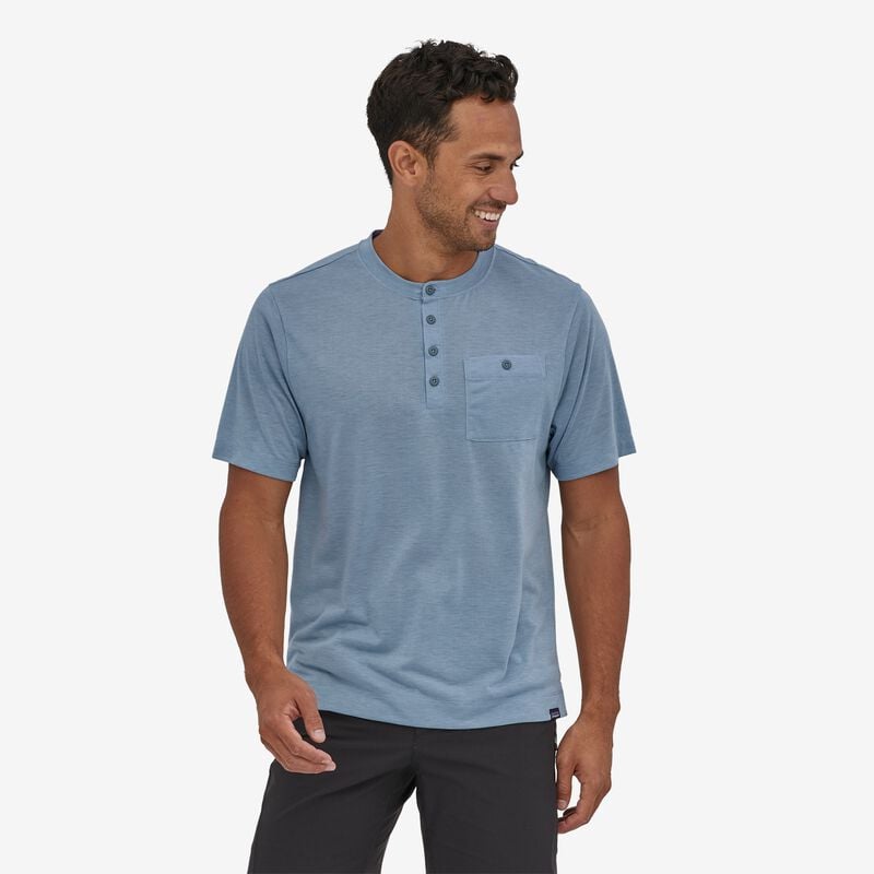 Patagonia Men's Capilene® Cool Trail Bike Henley - Light Plume Grey