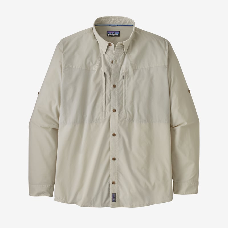 Patagonia Men's Long-Sleeved Sun Stretch Shirt - Dyno White